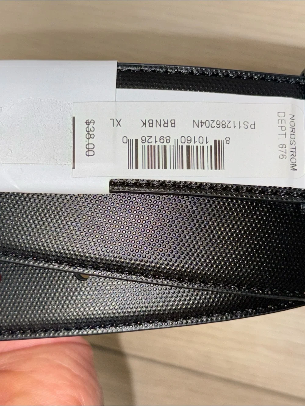 Nike Men’s Core Reversible Belt Black Brown XL 42-44 Gunmetal Swoosh Buckle NWT